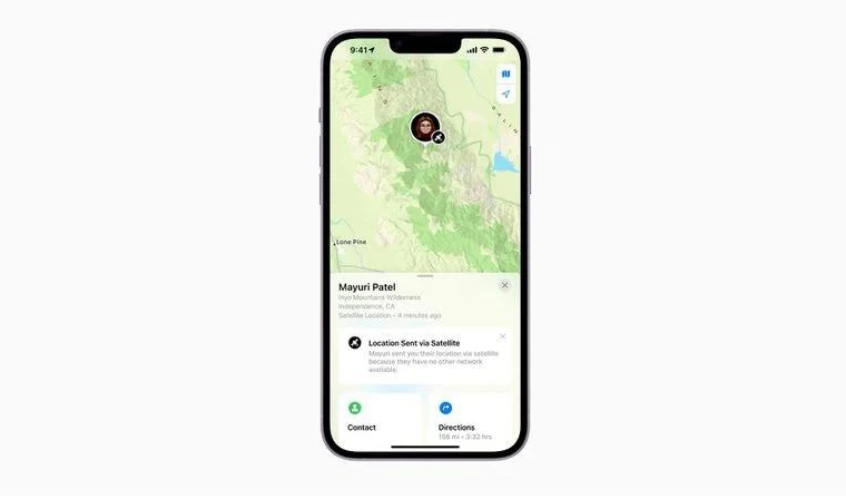 汤原苹果14维修分享iPhone14系列中 FindMy功能通过卫星分享位置方法教程 